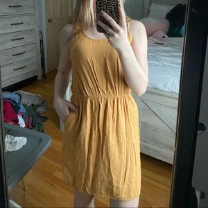 Forever 21 yellow dress size medium